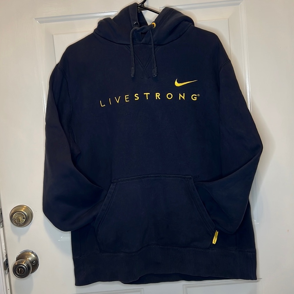 Vtg Nike LiveStrong hoodie/sweatshirt XL